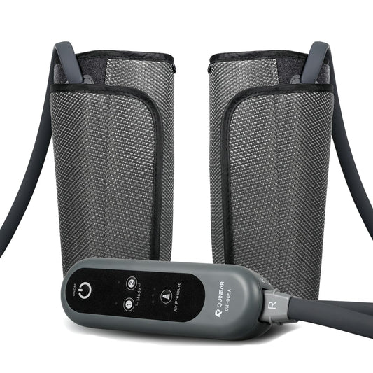 QUINEAR Air Compression Leg Massager for Circulation & Pain Relief, Calf Massagers with 2 Modes & 3 Intensities, Sequential Compression Device (SCD) for RLS, Edema, FSA HSA Eligible - Ideal Gift