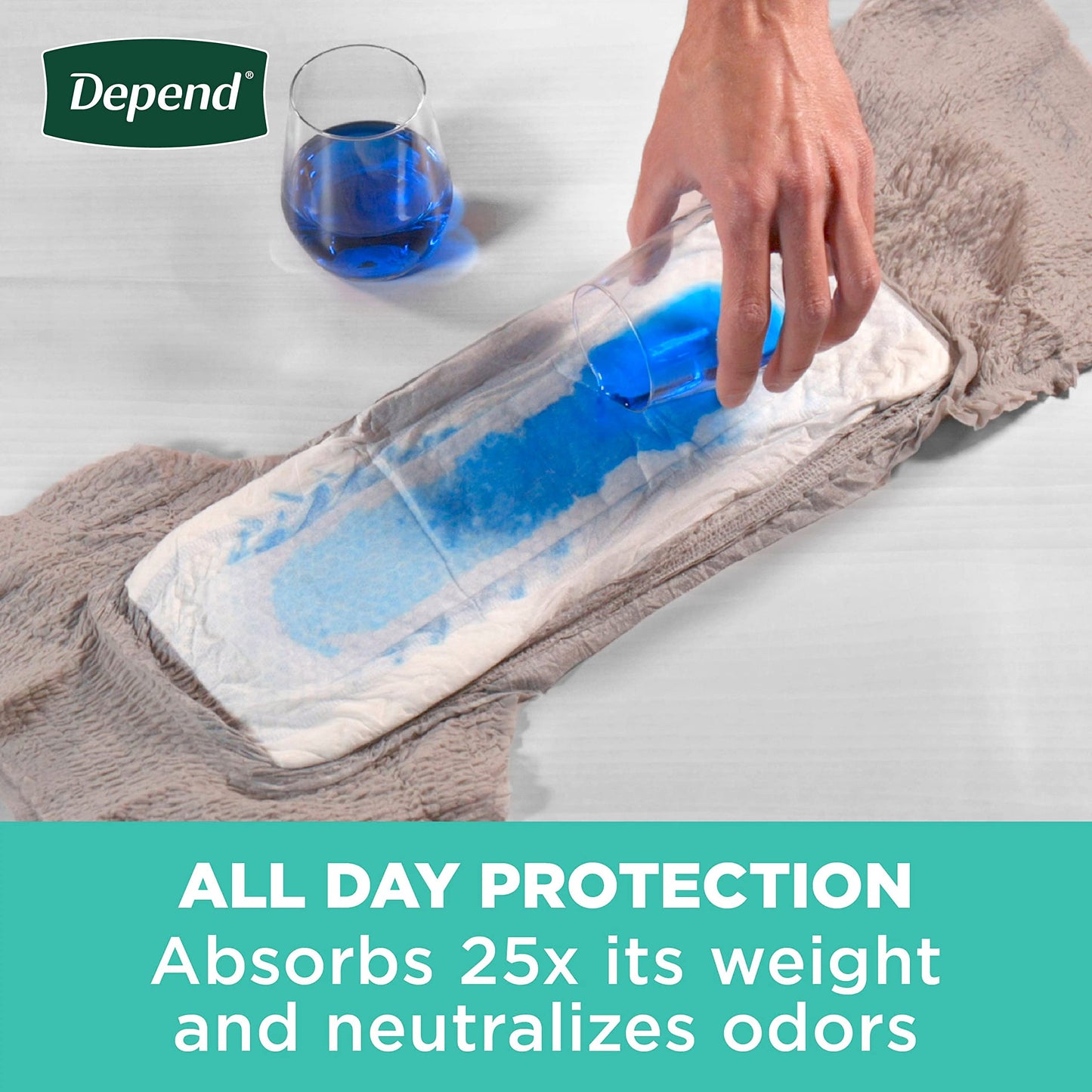 Depend Fresh Protection Adult Incontinence Underwear for Men, Disposable, Maximum, Large, Grey, 28 Count, Packaging May Vary